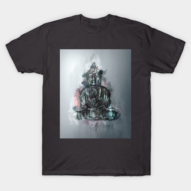 Abstract Buddha Painting T-Shirt by nolabel